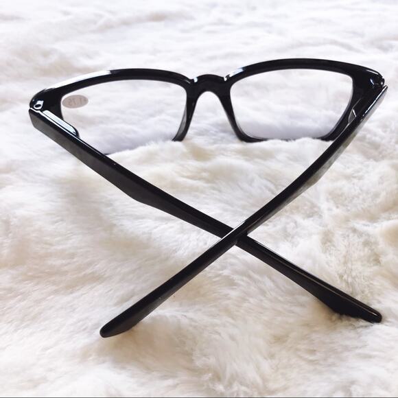 Alek Black Reader Blue Light Glasses - Picture 5 of 10